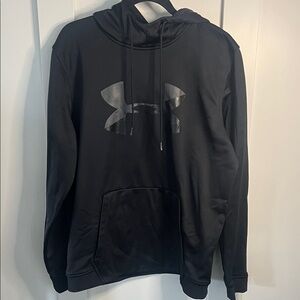 Under Armour Men's Black Hoodie with Logo large